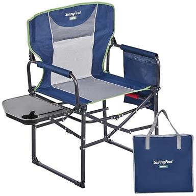 folding chair with table