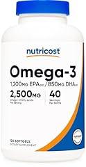 Nutricost Omega 3 Fish Oil 2500MG