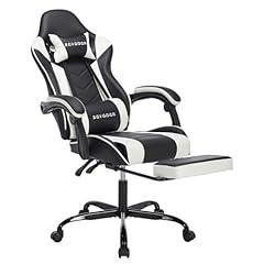 Gamer Chair with Footrest and Massage