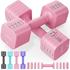 FEIERDUN Adjustable Dumbbell Set for Women
