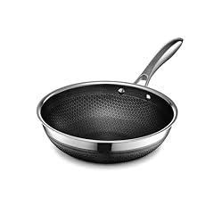 HexClad 10-Inch Hybrid Stainless Steel Wok