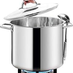 HOMICHEF Large 20 Quart Stock Pot