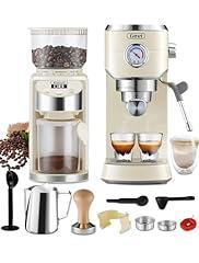 Gevi Espresso Machine with Grinder and Frother