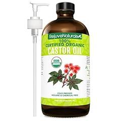 RejuveNaturals Organic Castor Oil 16oz