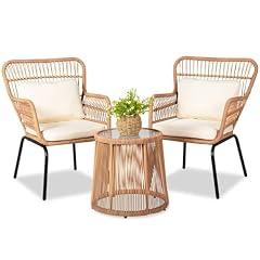 Homezillions Outdoor Wicker Bistro Set