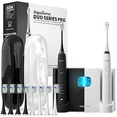 AquaSonic DUO PRO Electric Toothbrush Set