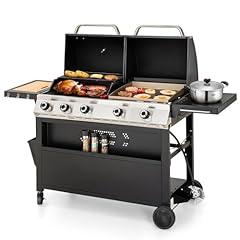 MFSTUDIO 5 Burner Gas Grill and Griddle Combo