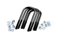 Rough Country Black Suspension U-Bolts 7616