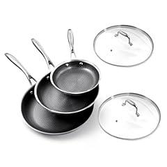 Deluxe Hybrid Ceramic Nonstick Fry Pan Set
