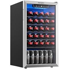 Euhomy Beverage Refrigerator Cooler, 125 Can Mini Fridge