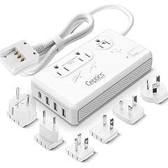 Ceptics 2000W Travel Voltage Converter with USB Charging