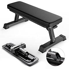 Finer Form Foldable Flat Bench for Weight Training