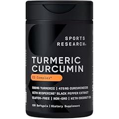 Sports Research Turmeric Curcumin C3 Complex 500mg Softgels