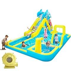 Dolphin Inflatable Water Slide Park