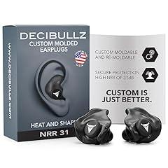 Decibullz Custom Molded Earplugs (Black)