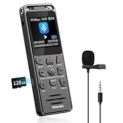 Volorful 144GB Voice Recorder with Playback