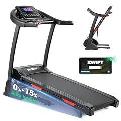 THERUN Folding Treadmill with Auto Incline