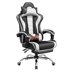 Yaheetech Ergonomic Gaming Chair with Footrest