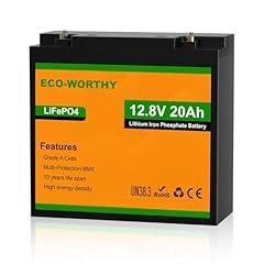 ECO-WORTHY 12V 20Ah LiFePO4 Rechargeable Battery