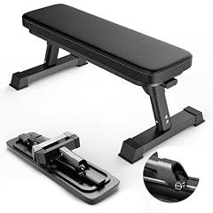 Finer Form Foldable Flat Bench for Weight Training