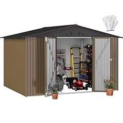 DWVO Outdoor Metal Storage Shed
