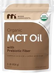 Micro Ingredients Organic MCT Oil Powder with Prebiotic Fiber