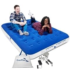 EnerPlex Never-Leak Camping Airbed with Pump