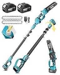 Seesii 2-in-1 Cordless Pole Saw & Chainsaw PS800