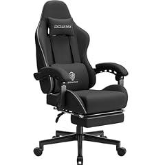 Dowinx Gaming Chair Fabric with Footrest