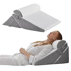 Bedluxe Orthopedic Bed Wedge Pillow Set