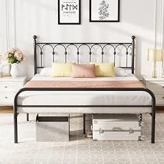 DUMOS Metal Bed Frame with Storage