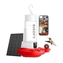 Birdfy Hummingbird Feeder with Dual Cameras
