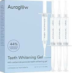 Auraglow Teeth Whitening Gel Refill Pack, 44% Carbamide Peroxide