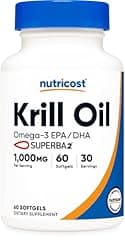 Nutricost Krill Oil 1000mg, 60 Softgels