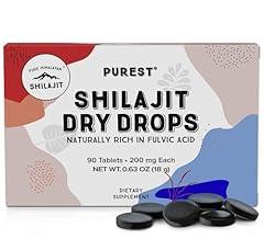 Pure Himalayan Shilajit Dry Drops 200mg Tablets
