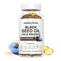 Organics Nature Black Seed Oil 1000MG Vegan Softgels