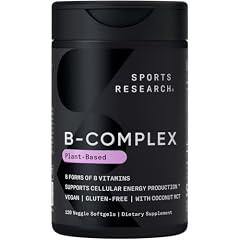 Sports Research Vitamin B-Complex - 120 Softgels