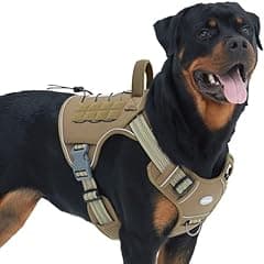 Auroth Tactical Dog Harness Large, Army Yellow