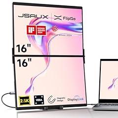 JSAUX FlipGo Pro 16 Dual Portable Monitors