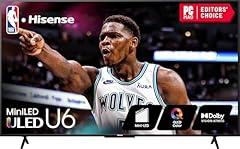 Hisense 85-Inch U6 Series 4K Smart TV (85U6N, 2024)