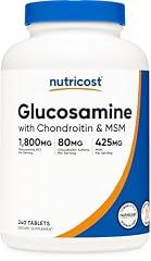Nutricost Glucosamine Chondroitin MSM Tablets