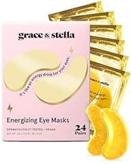 grace & stella Gold Under Eye Mask, 24 Pairs