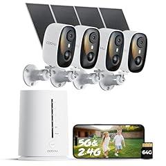 COOAU 4MP Solar Wireless Security Camera