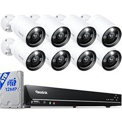Reolink 12MP PoE Security Camera System RLK16-1200B8-A