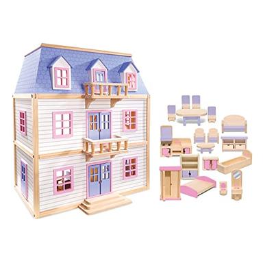 wooden dollhouse