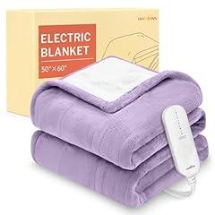 HOMLYNS LuxeHeat Electric Heated Blanket