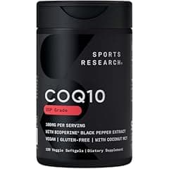 Sports Research CoQ10 100mg Vegan Softgels