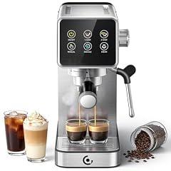 AMZCHEF Compact Espresso Machine with Milk Frother