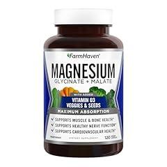 FarmHaven Magnesium Glycinate & Malate Complex with D3