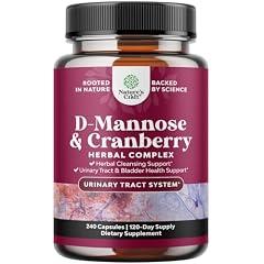 D Mannose with Cranberry Supplement 1000mg
